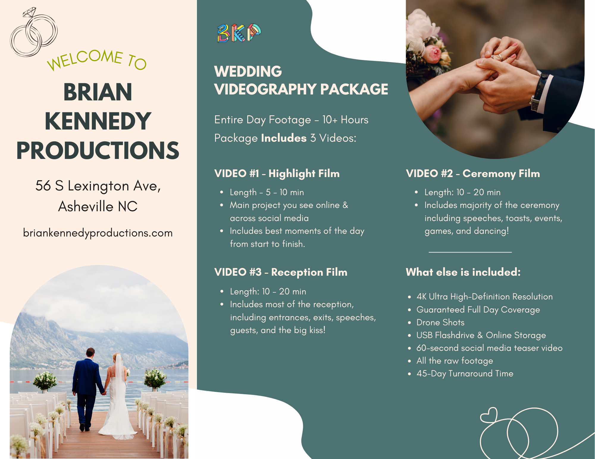 wedding brochure